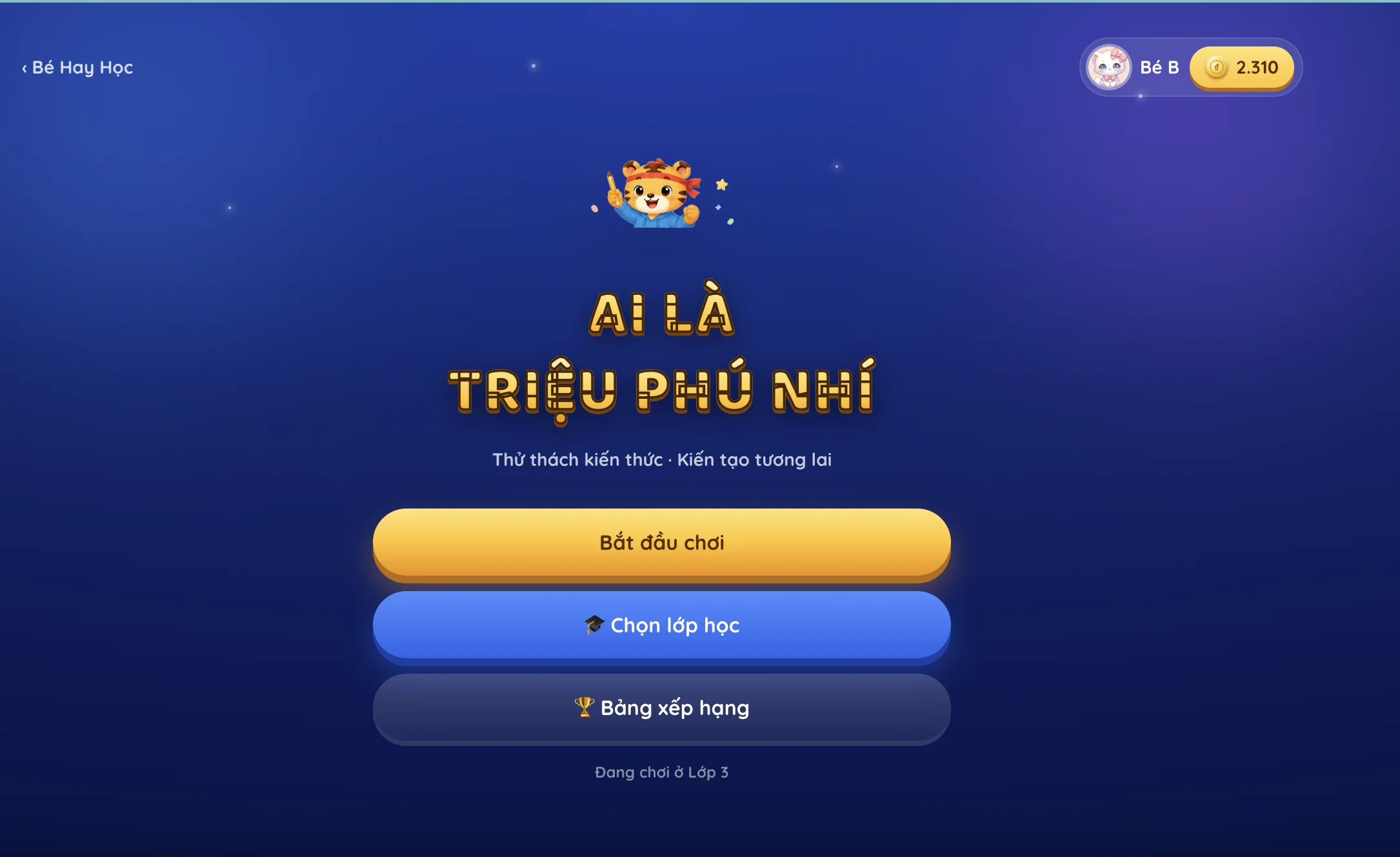 Ai Là Triệu Phú Nhí: game đố vui giúp bé ôn kiến thức mà không thấy chán
